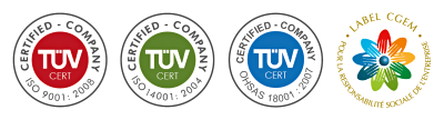 Certificats ISO